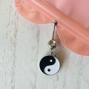 Belly Ring Barbell New Yin Yang Body Jewelry